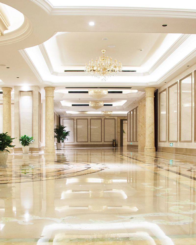 A grand arrival lobby — representative image